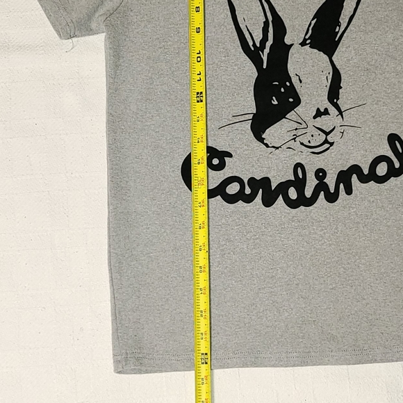 3/$20 Lazer Heaven Cardinal Flocked T-Shirt - S - Picture 5 of 7